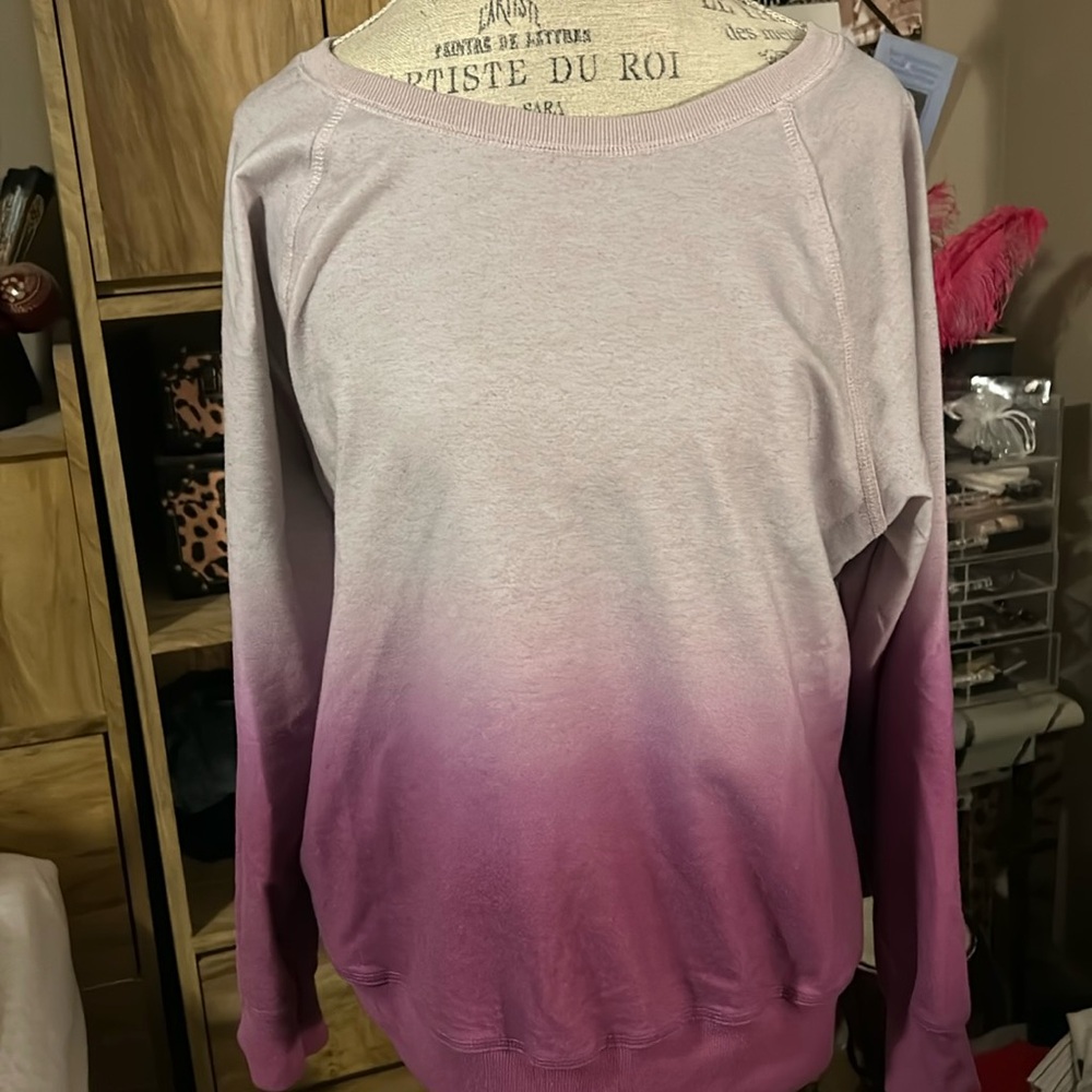 Purple Ombre Crewneck Sweatshirt - Medium